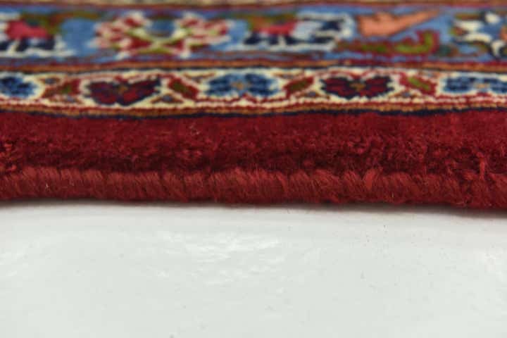 9' 7 x 12' 9 Hand Knotted Mashad Persian Wool Rug