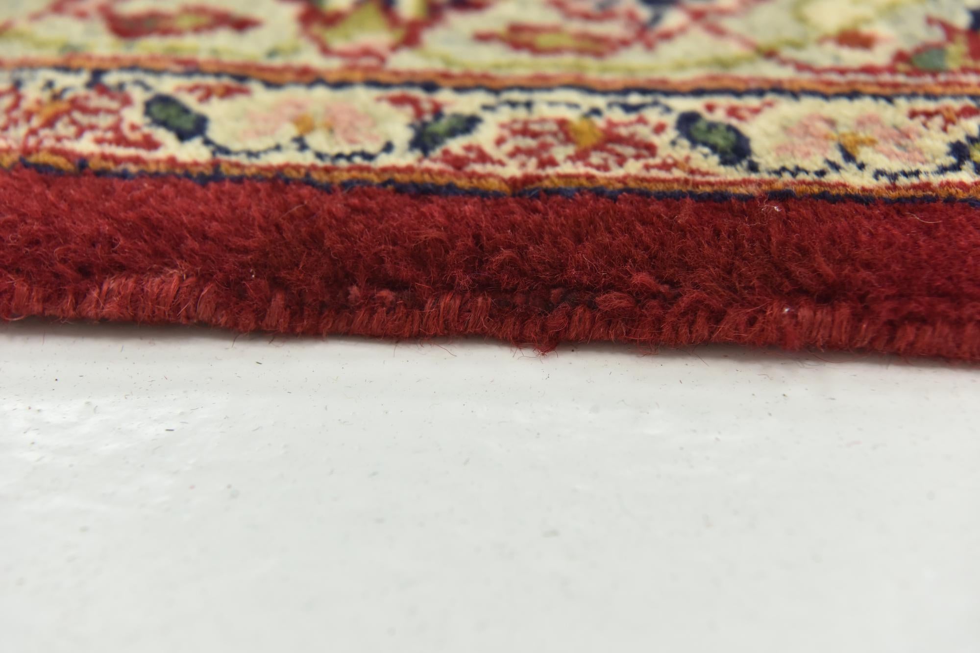 9' 8 x 12' 8 Hand Knotted Mashad Persian Wool Rug