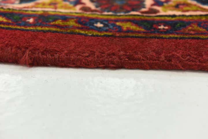 9' 7 x 12' 7 Hand Knotted Mashad Persian Wool Rug