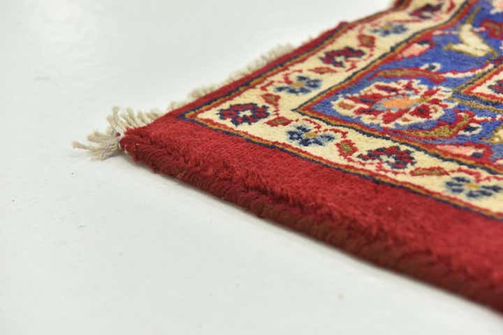 9' 7 x 12' 5 Hand Knotted Mashad Persian Wool Rug