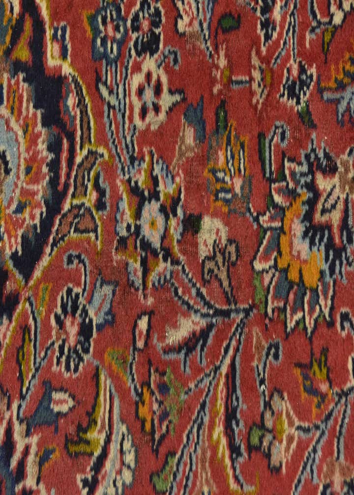 9' 8 x 12' 10 Hand Knotted Mashad Persian Wool Rug