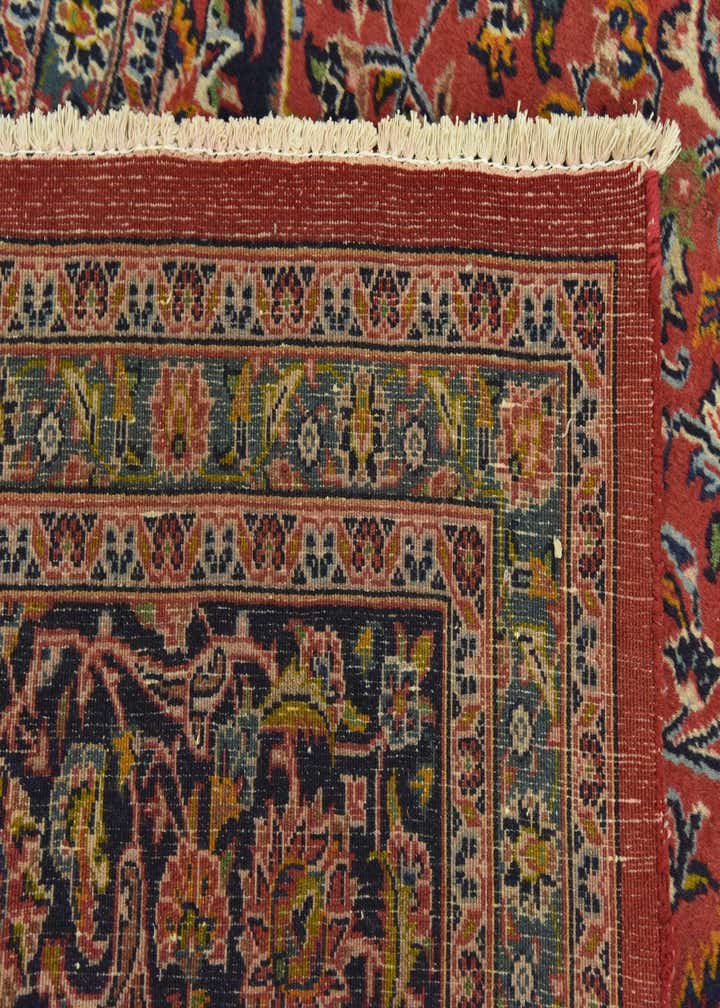 9' 8 x 12' 10 Hand Knotted Mashad Persian Wool Rug