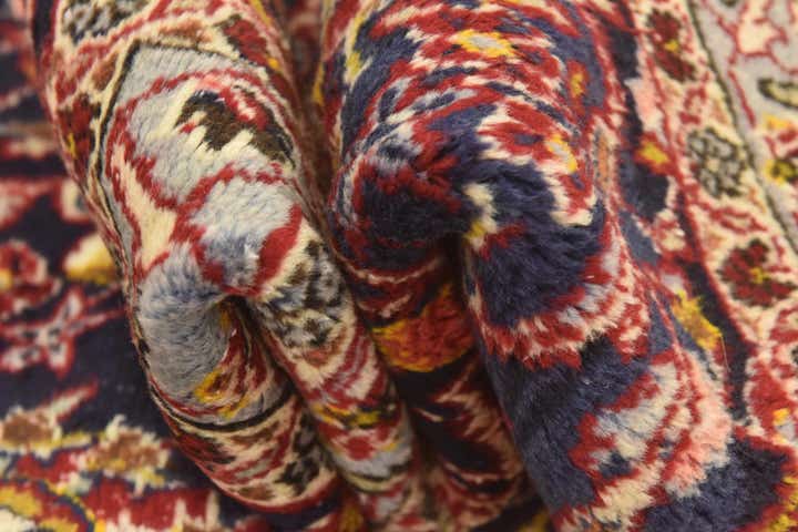 9' 4 x 14' 1 Hand Knotted Mashad Persian Wool Rug