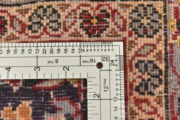 9' 4 x 14' 1 Hand Knotted Mashad Persian Wool Rug