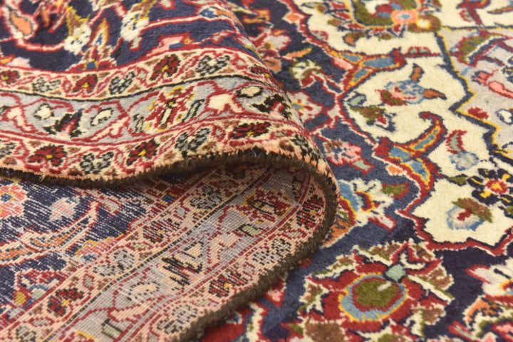 9' 4 x 14' 1 Hand Knotted Mashad Persian Wool Rug