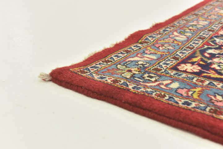 9' 10 x 13' 6 Hand Knotted Mashad Persian Wool Rug