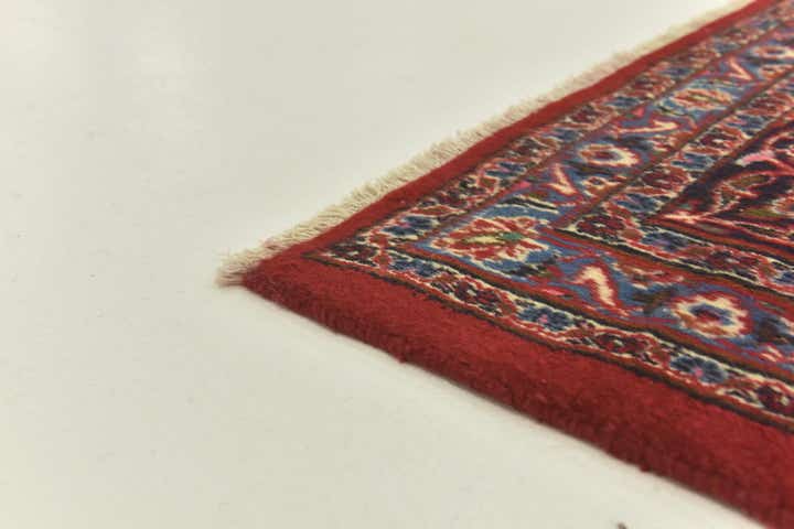 9' 9 x 12' 7 Hand Knotted Mashad Persian Wool Rug