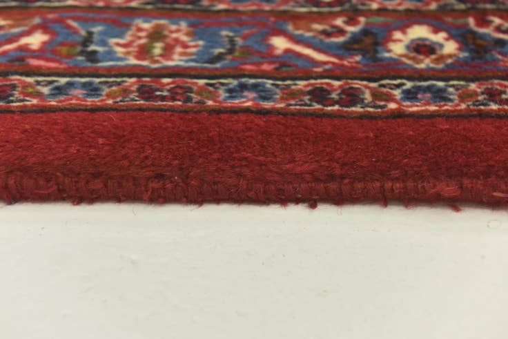 Detail image of 9' 9 x 12' 7 Hand Knotted Mashad Persian Wool Rug