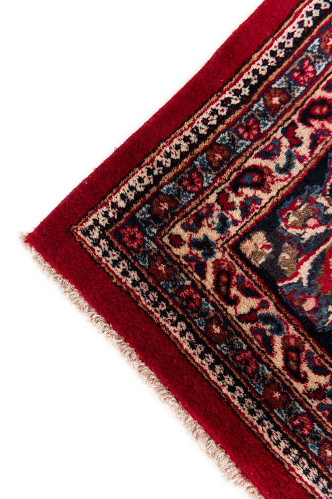 9' 8 x 12' 6 Hand Knotted Mashad Persian Wool Rug