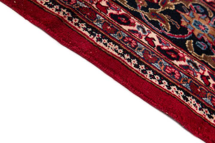 9' 8 x 12' 6 Hand Knotted Mashad Persian Wool Rug