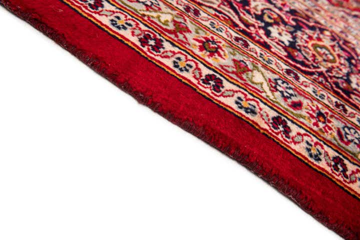 9' 7 x 13' Hand Knotted Mashad Persian Wool Rug