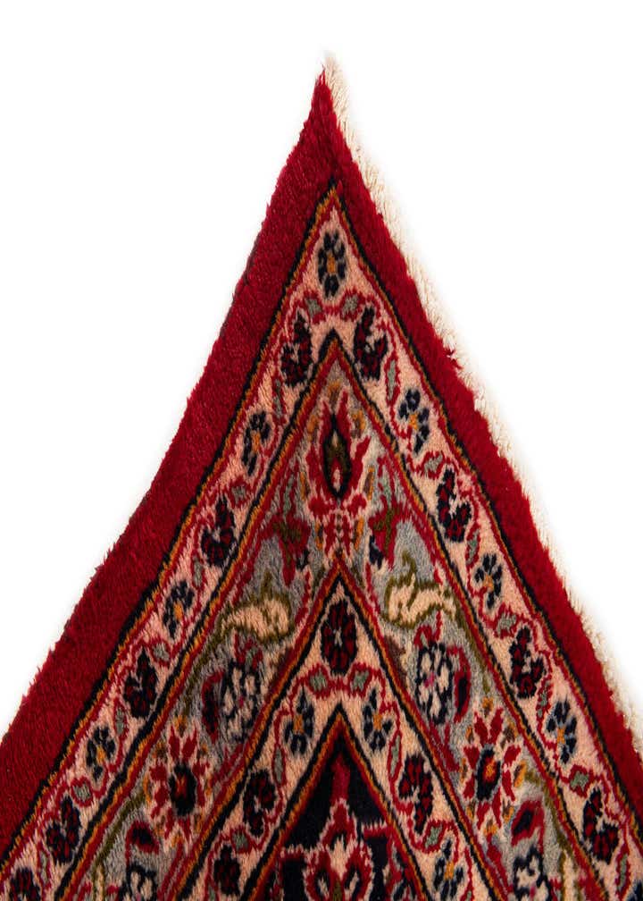 9' 7 x 13' Hand Knotted Mashad Persian Wool Rug