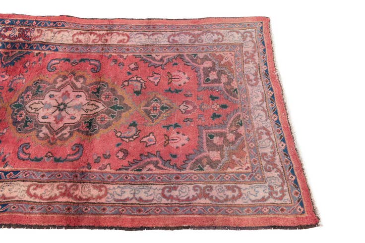 Detail image of 3' 1 x 5' Hand Knotted Mashad Persian Wool Rug
