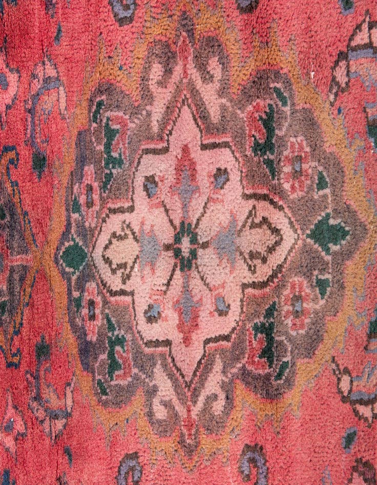 Detail image of 3' 1 x 5' Hand Knotted Mashad Persian Wool Rug
