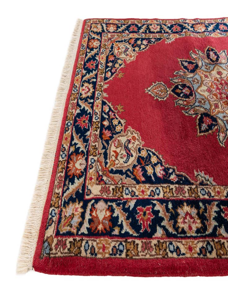 Detail image of 3' 3 x 5' Hand Knotted Mashad Wool Rug
