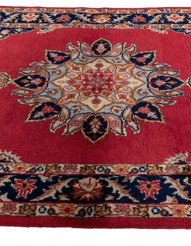 Detail image of 3' 3 x 5' Hand Knotted Mashad Wool Rug