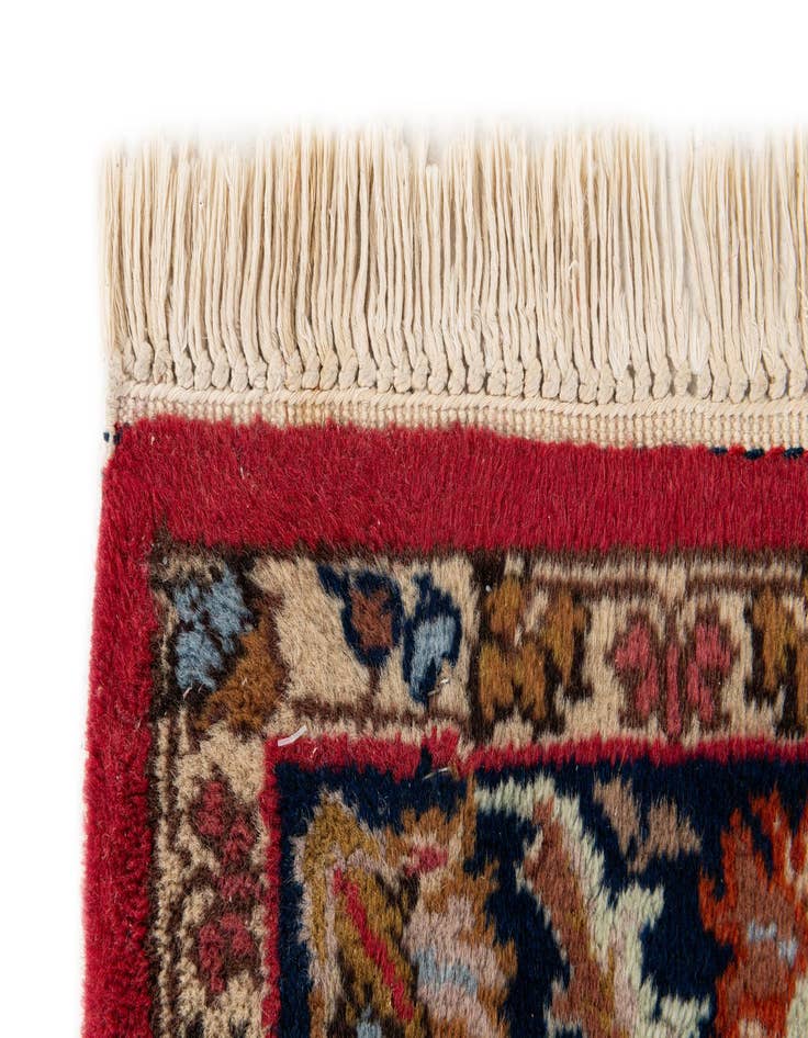Detail image of 3' 3 x 5' Hand Knotted Mashad Wool Rug