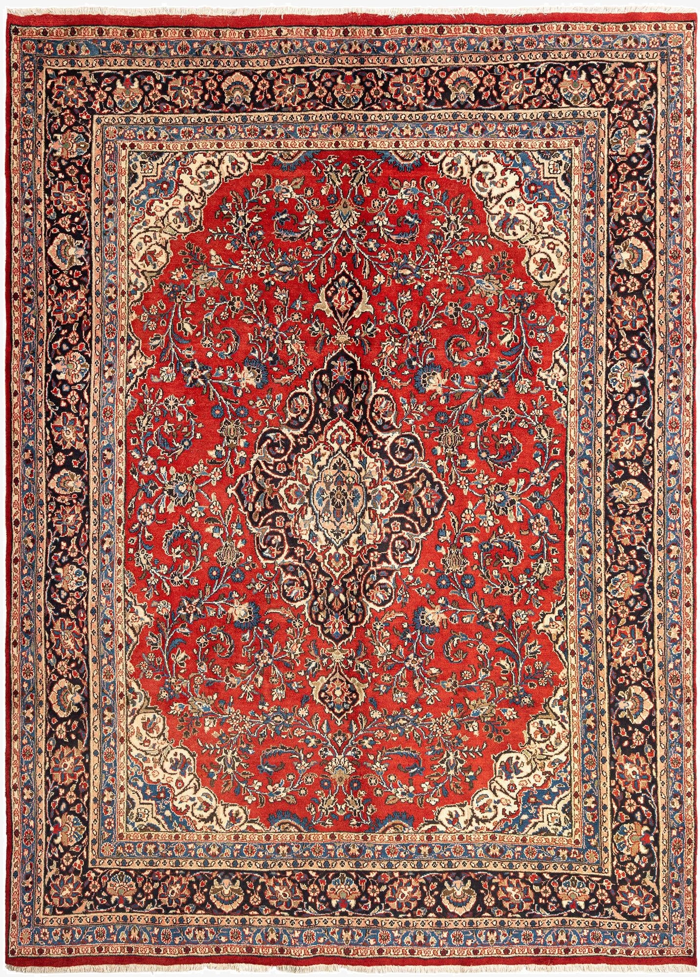 8' 11 x 11' 9 Mashad Wool Rug