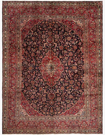 9' 4 x 12' 4 Mashad Wool Rug
