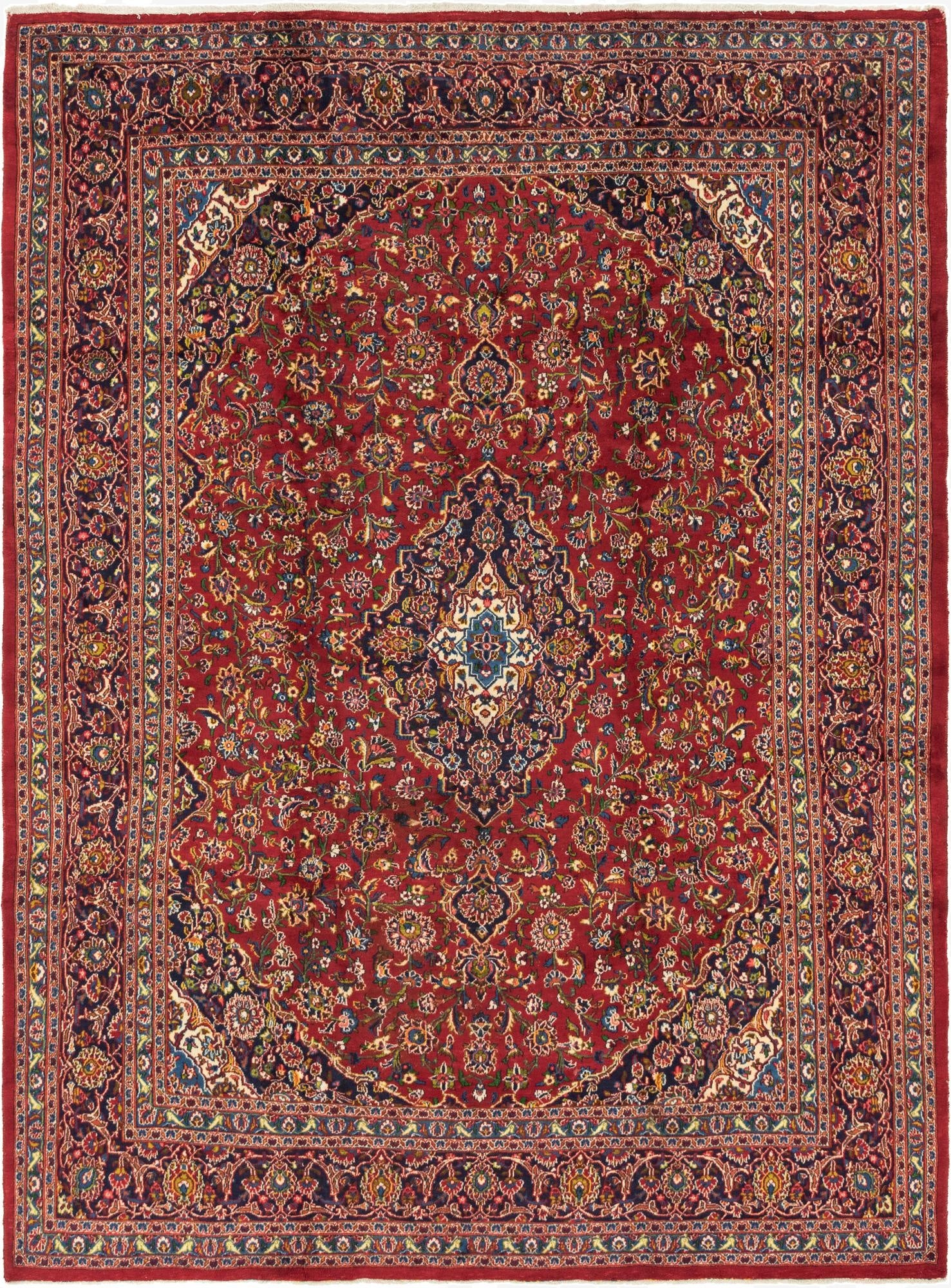 292cm x 410cm  Hand Knotted Mashad Persa Wool Alfombra