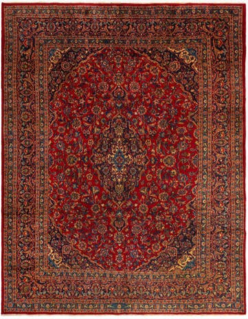 9' 3 x 12' 2 Mashad Wool Rug