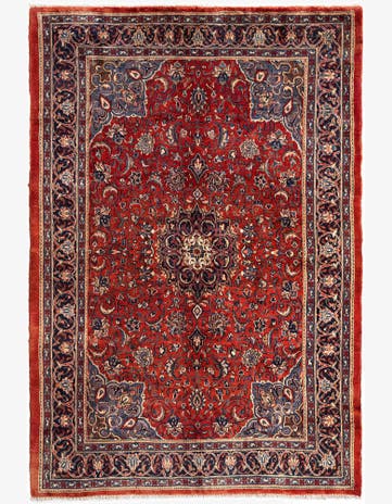 7' x 10' 3 Mashad Wool Rug