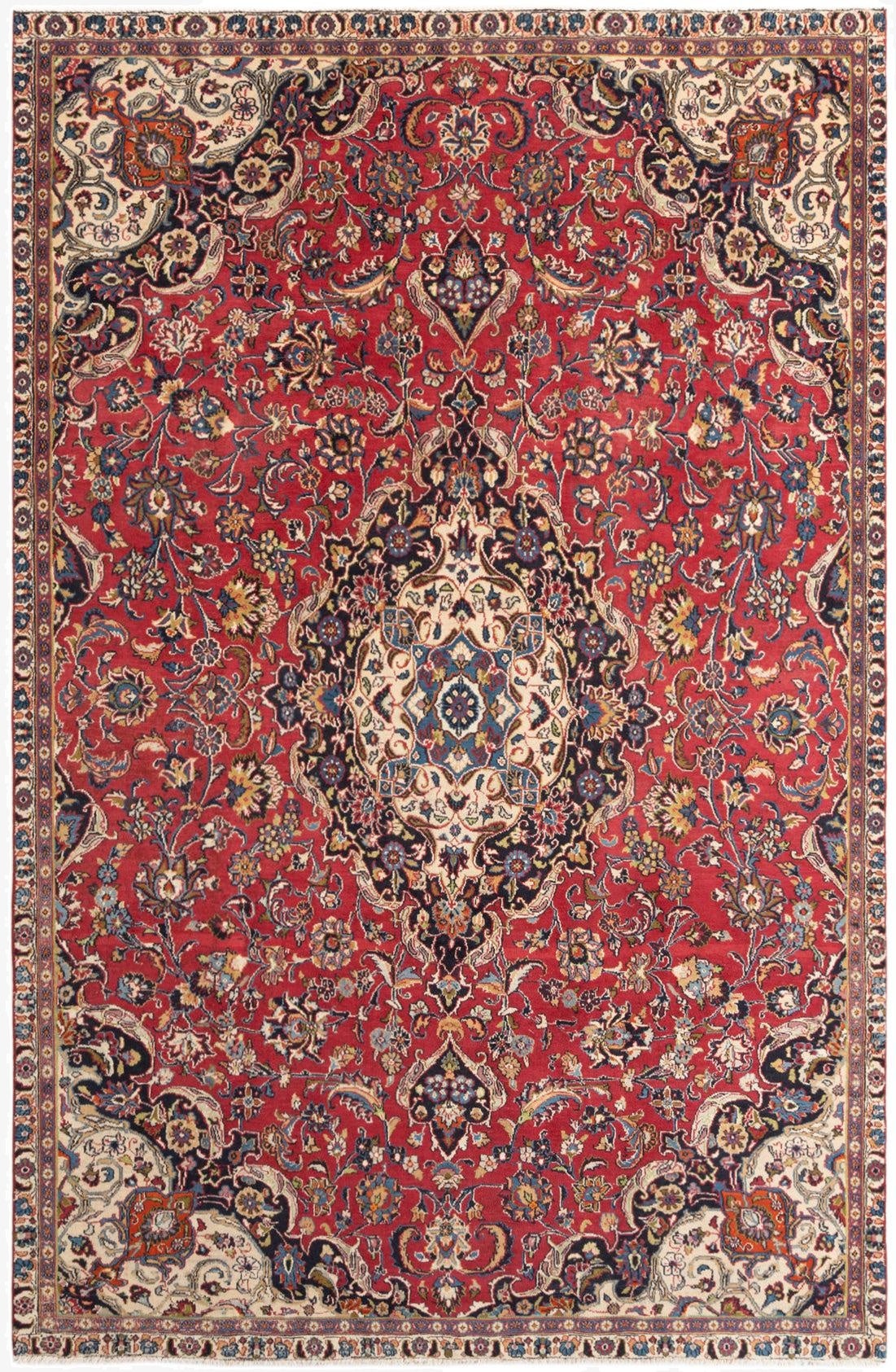 7' 2 x 10' 10 Mashad Rug