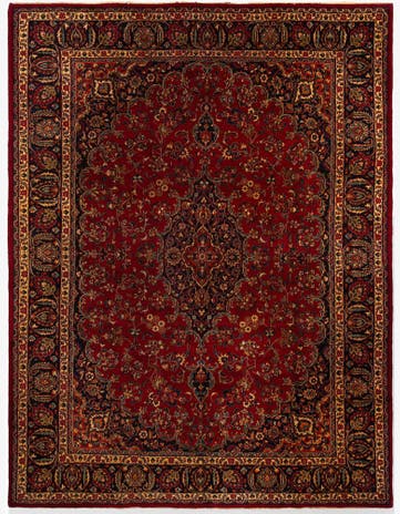 9' 6 x 12' 10 Mashad Wool Rug