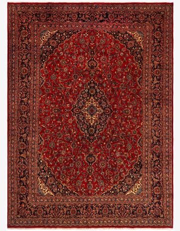 9' 6 x 12' 10 Mashad Wool Rug