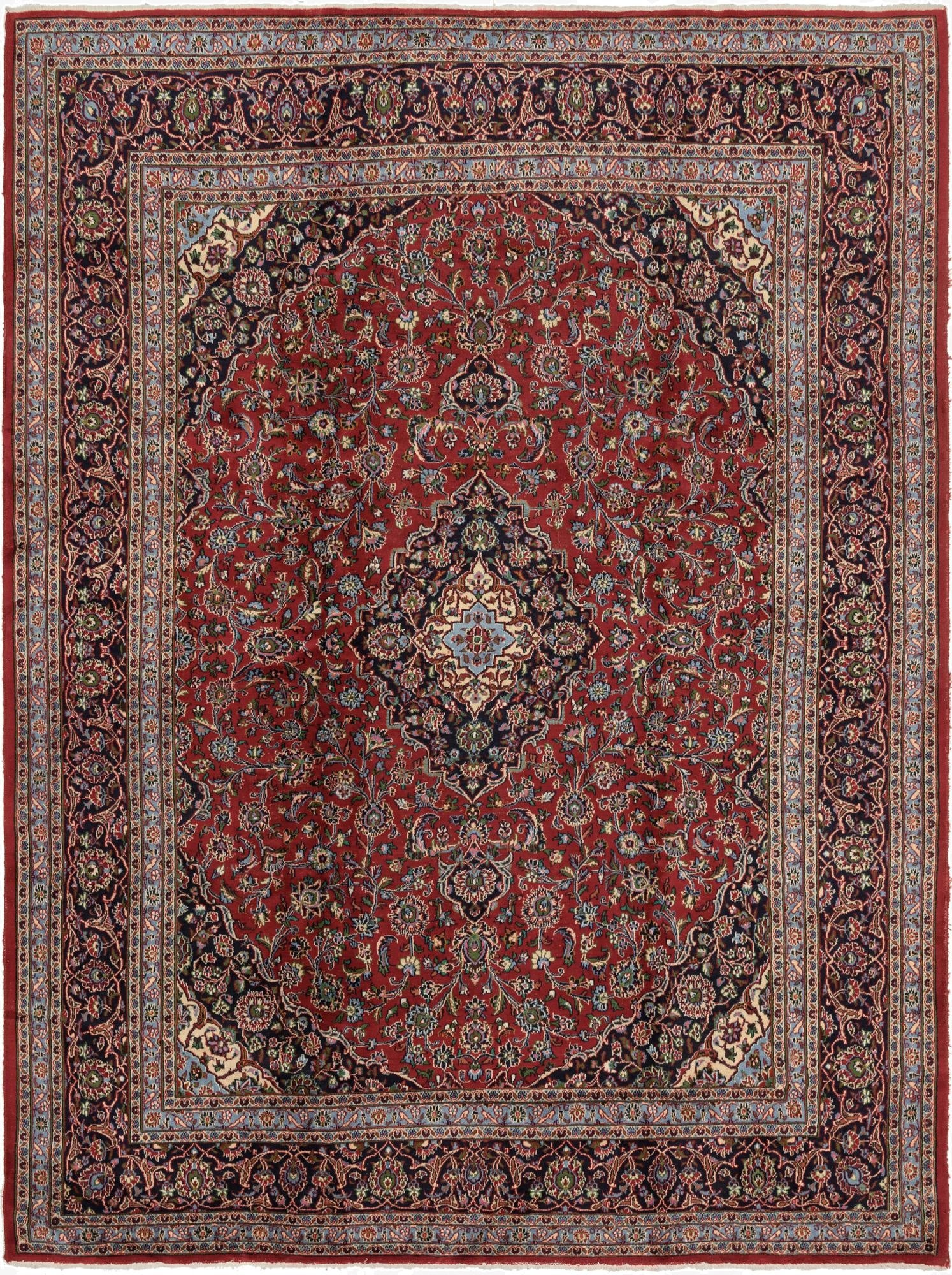 295cm x 390cm  Hand Knotted Mashad Persa Wool Alfombra