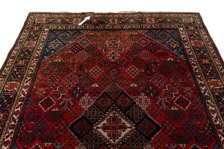 7' 10 x 11' 4 Hand Knotted Maymeh Persian Wool Rug