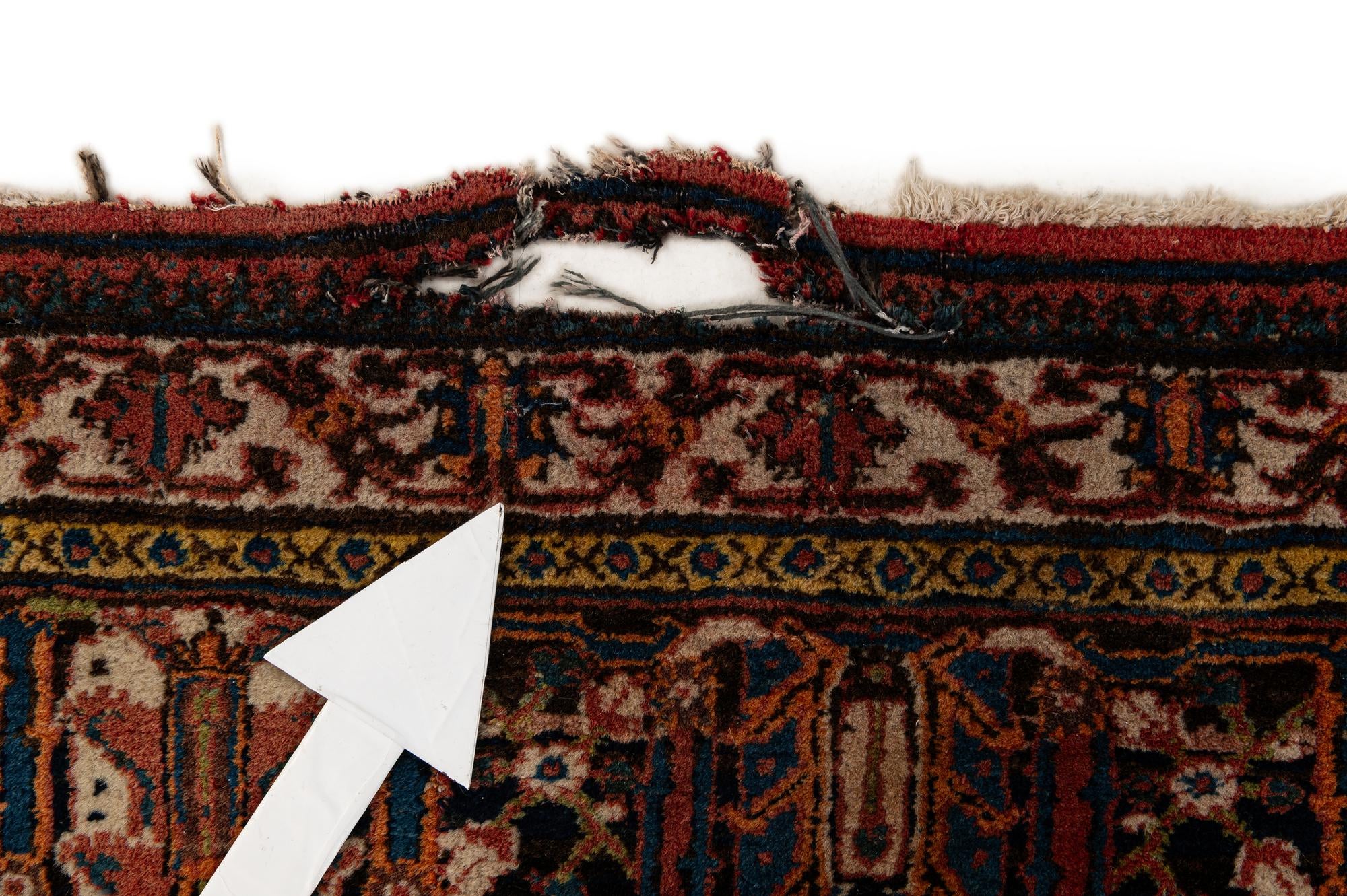 7' 10 x 11' 4 Hand Knotted Maymeh Persian Wool Rug