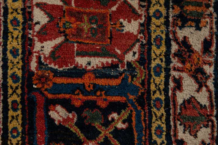 7' 10 x 11' 4 Hand Knotted Maymeh Persian Wool Rug