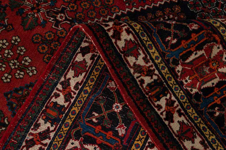 7' 10 x 11' 4 Hand Knotted Maymeh Persian Wool Rug