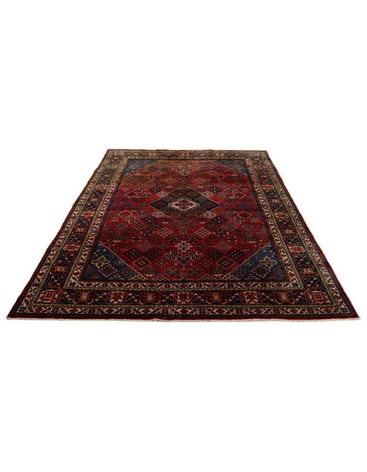 7' 10 x 11' 4 Hand Knotted Maymeh Persian Wool Rug