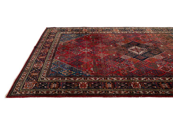 7' 10 x 11' 4 Hand Knotted Maymeh Persian Wool Rug