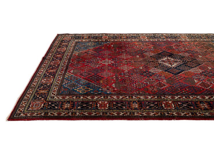 Detail image of 7' 10 x 11' 4 Hand Knotted Maymeh Persian Wool Rug