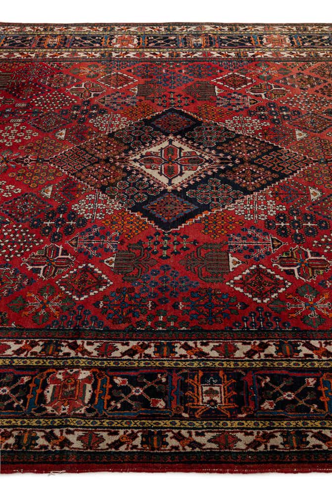 7' 10 x 11' 4 Hand Knotted Maymeh Persian Wool Rug