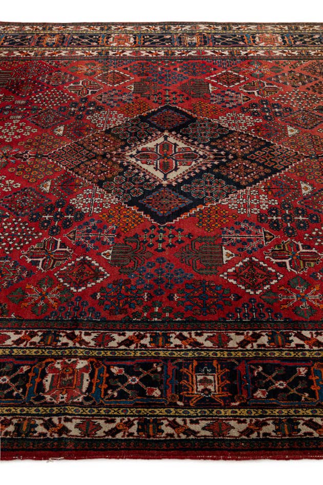 Detail image of 7' 10 x 11' 4 Hand Knotted Maymeh Persian Wool Rug
