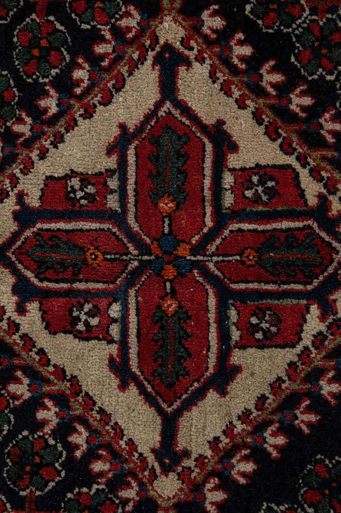 7' 10 x 11' 4 Hand Knotted Maymeh Persian Wool Rug