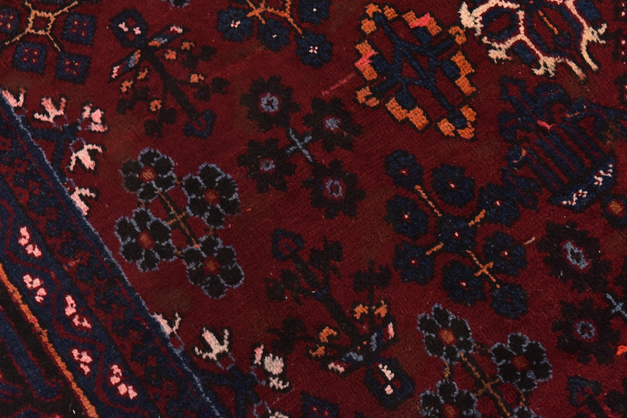 9' 2 x 12' 3 Hand Knotted Maymeh Persian Wool Rug