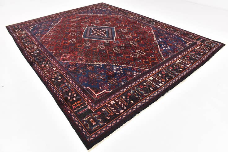 Detail image of 9' 2 x 12' 3 Hand Knotted Maymeh Persian Wool Rug