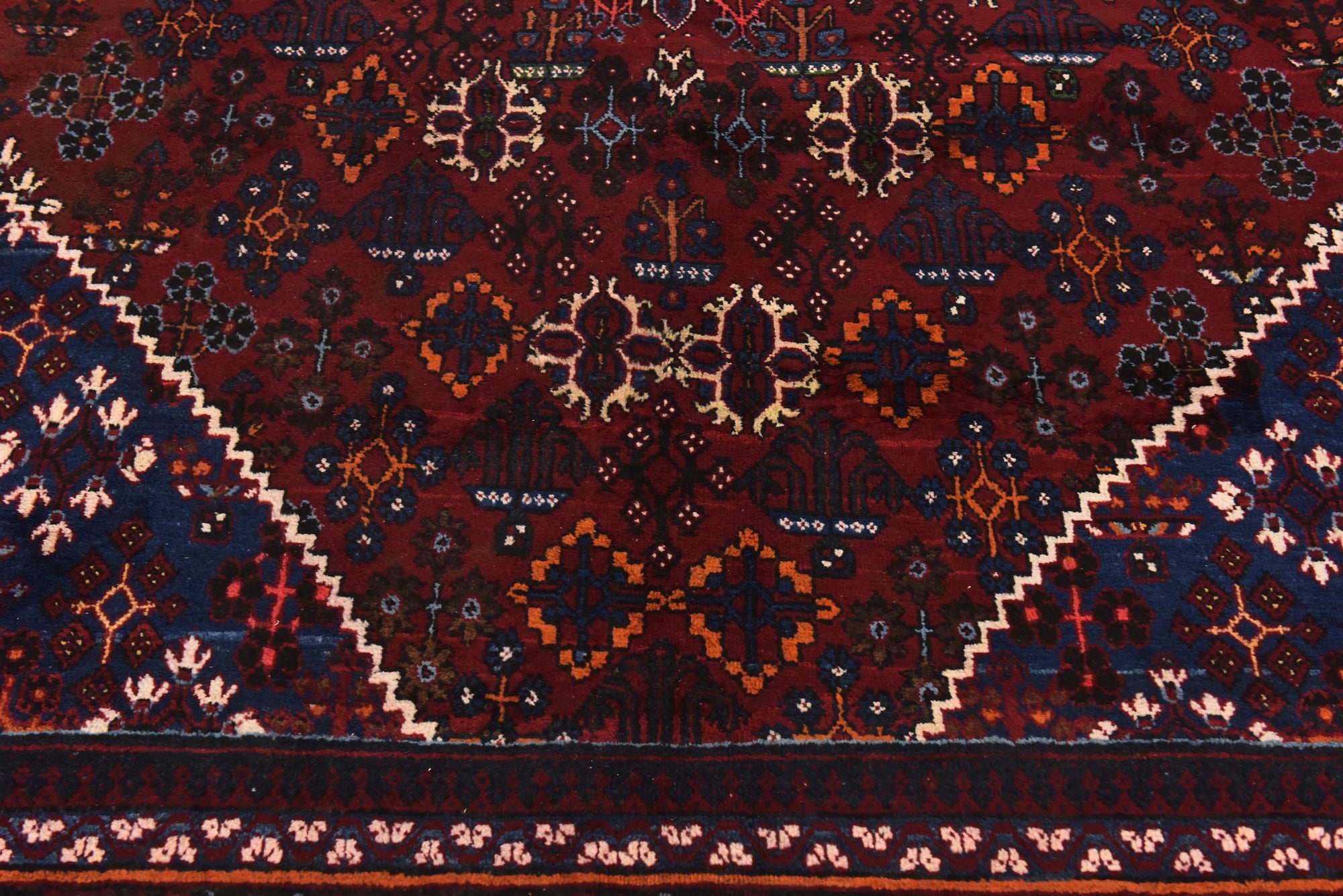 9' 2 x 12' 3 Hand Knotted Maymeh Persian Wool Rug