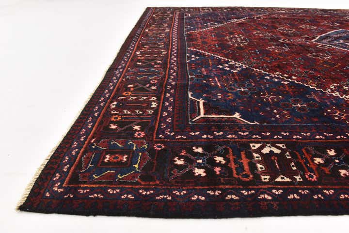 9' 2 x 12' 3 Hand Knotted Maymeh Persian Wool Rug