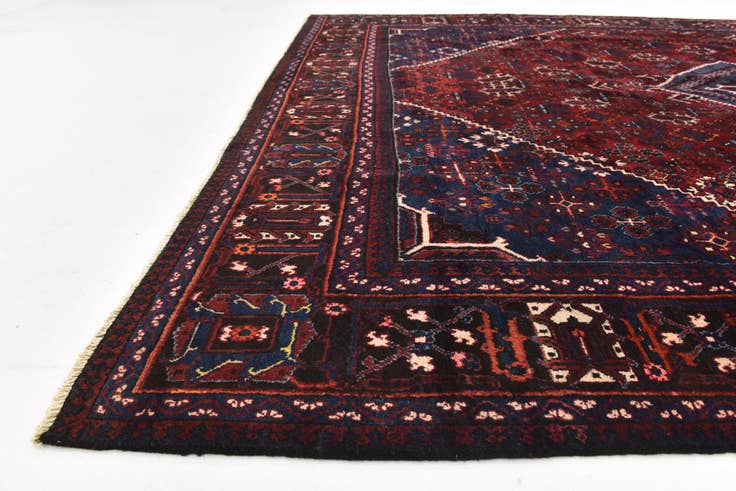 Detail image of 9' 2 x 12' 3 Hand Knotted Maymeh Persian Wool Rug