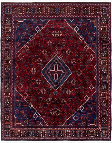 9' 2 x 12' 3 Hand Knotted Maymeh Persian Wool Rug
