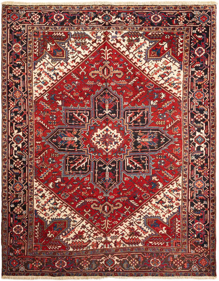 Detail image of 7' 10 x 9' 6 Mehraban Wool Rug