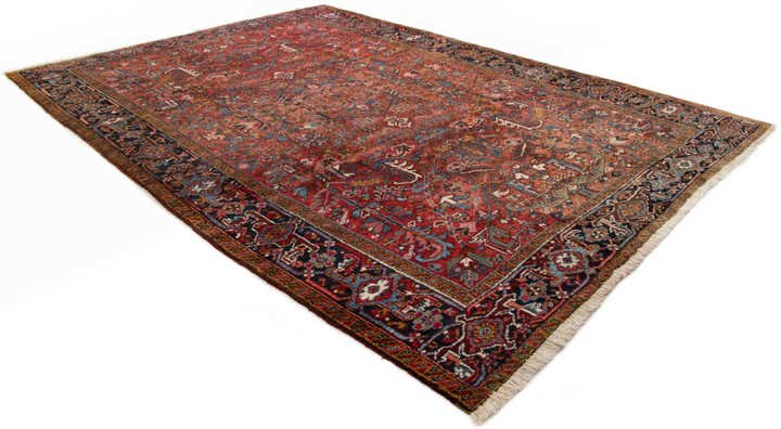 7' 4 x 10' 7 Hand Knotted Mehraban Persian Wool Rug