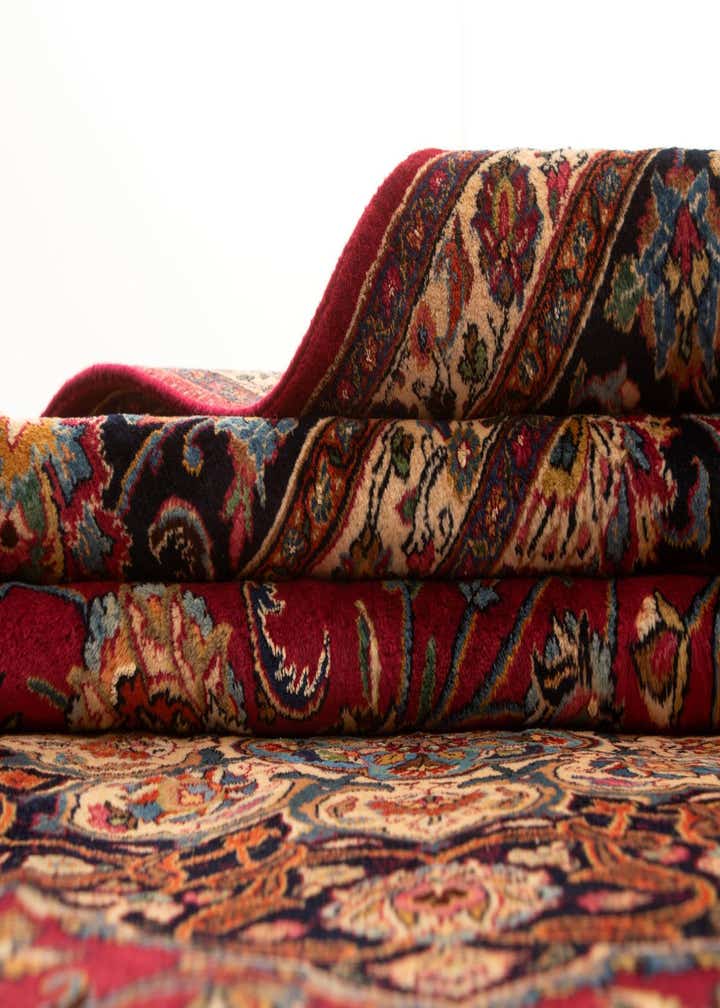 9' 8 x 12' 6 Meshed with Silk Rug
