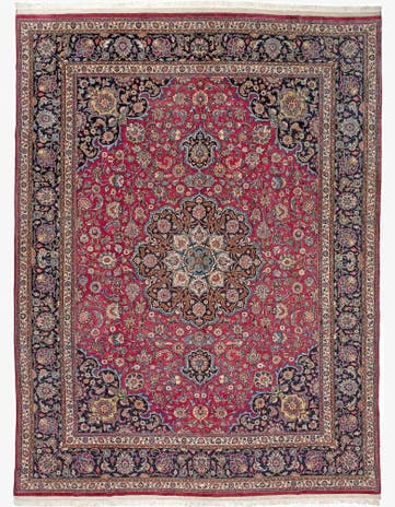 9' 8 x 12' 6 Meshed with Silk Rug